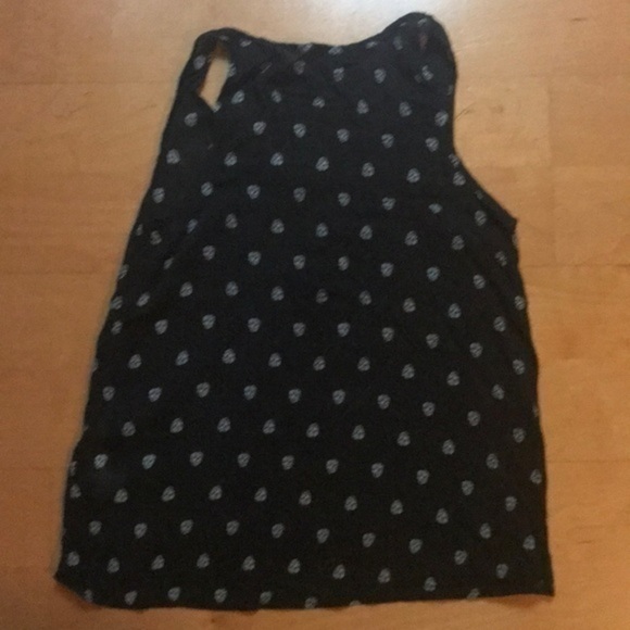 Black Cotton on Mini Skulls‎ Top XS - Picture 5 of 5